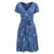 Front - Mountain Warehouse Womens/Ladies Santorini Patterned Jersey Wrap Midi Dress
