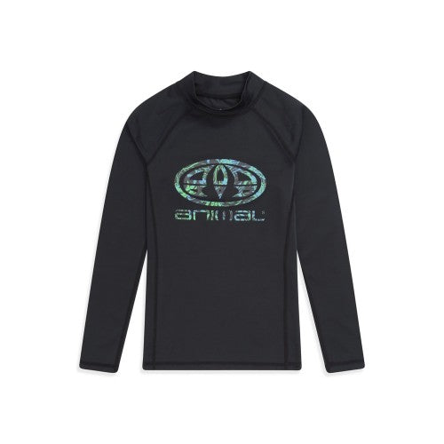 Front - Animal Childrens/Kids Sonny Rash Guard