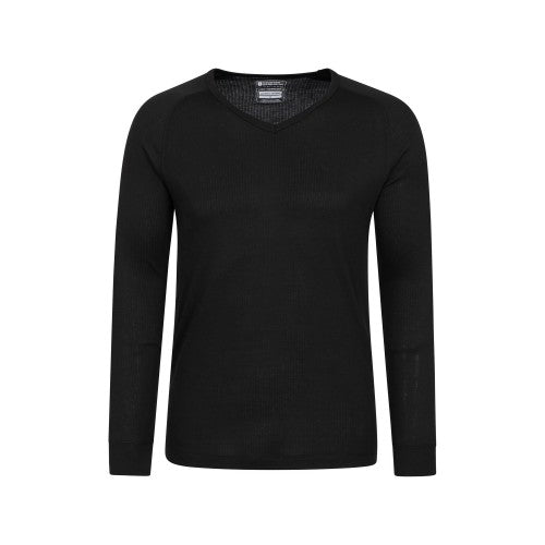 Front - Mountain Warehouse Mens Talus V Neck Thermal Top