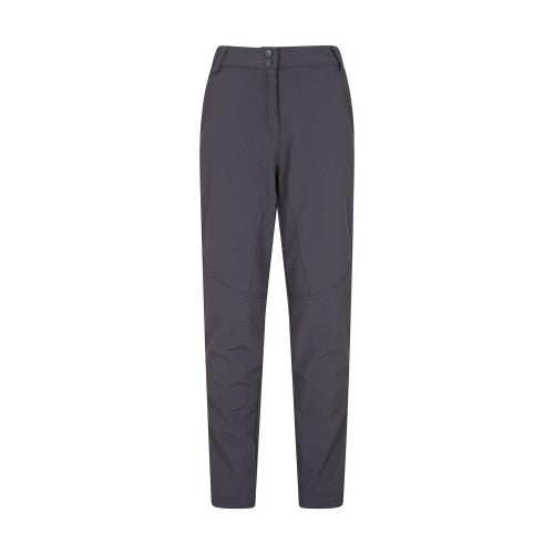 Front - Mountain Warehouse Womens/Ladies Sierra Softshell Ski Trousers