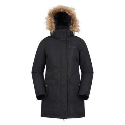 Front - Mountain Warehouse Womens/Ladies Tarka II Long Padded Jacket