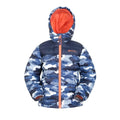 Front - Mountain Warehouse Childrens/Kids Seasons Printed Padded Jacket