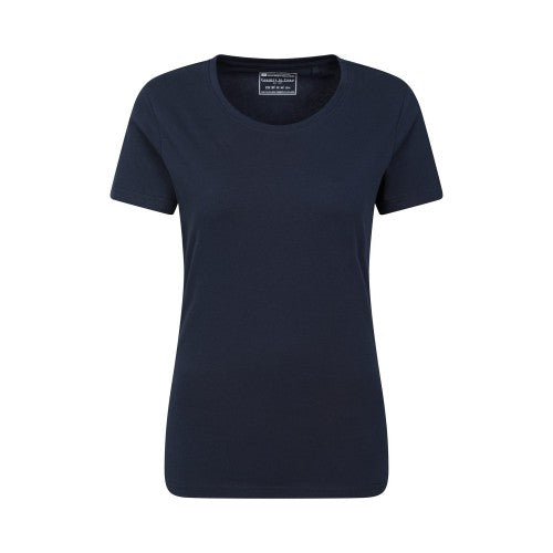 Front - Mountain Warehouse Womens/Ladies Basic Plain Round Neck T-Shirt