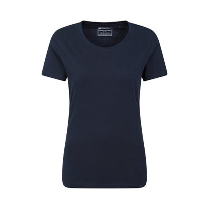 Front - Mountain Warehouse Womens/Ladies Basic Plain Round Neck T-Shirt