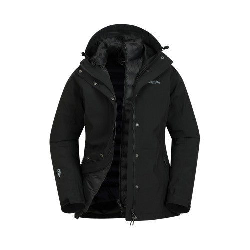 Front - Mountain Warehouse Womens/Ladies Alaskan 3 in 1 Padded Jacket