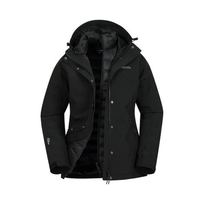Front - Mountain Warehouse Womens/Ladies Alaskan 3 in 1 Padded Jacket