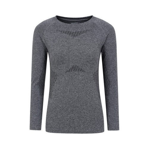 Front - Mountain Warehouse Womens/Ladies Off Piste II Base Layer Top