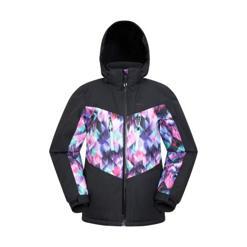 Front - Mountain Warehouse Childrens/Kids Storm II Extreme Galaxy Ombre Ski Jacket