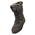 Front - Mountain Warehouse Womens/Ladies Vostok Leather Snow Boots