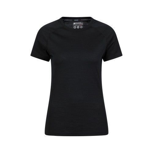 Front - Mountain Warehouse Womens/Ladies Summit Merino Wool Thermal Top