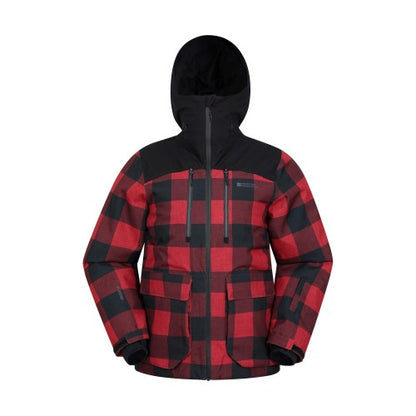 Front - Mountain Warehouse Mens Drayton Waterproof Ski Jacket