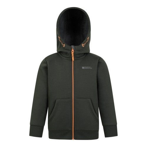 Front - Mountain Warehouse Childrens/Kids Nordic II Full Zip Hoodie