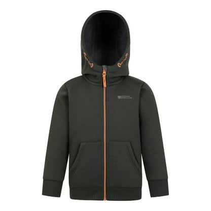 Front - Mountain Warehouse Childrens/Kids Nordic II Full Zip Hoodie