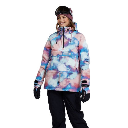 Animal Womens/Ladies Snowstorm Overhead Ski Jacket Discounts on