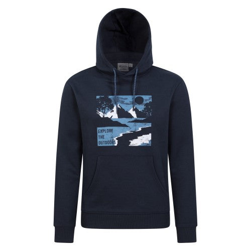 Front - Mountain Warehouse Mens Explore The Outdoors Hoodie