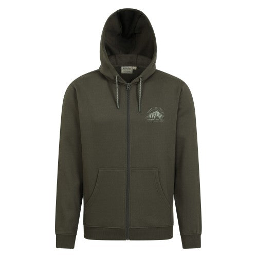 Front - Mountain Warehouse Mens Adventure Full Zip Hoodie