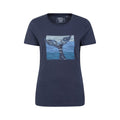 Front - Mountain Warehouse Womens/Ladies Whale Tail Organic T-Shirt
