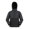Front - Mountain Warehouse Childrens/Kids Exodus Camouflage Soft Shell Jacket
