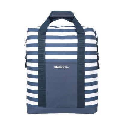 Front - Mountain Warehouse Contrast Striped Beach Cool Bag