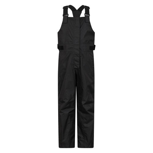 Front - Mountain Warehouse Childrens/Kids Spray Waterproof Dungarees