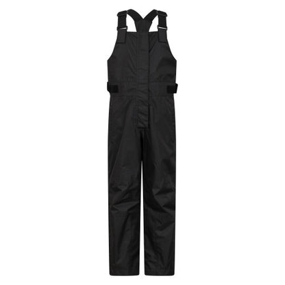 Front - Mountain Warehouse Childrens/Kids Spray Waterproof Dungarees