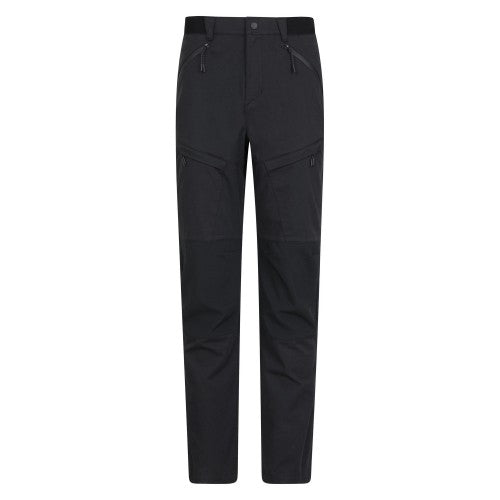 Front - Mountain Warehouse Mens Jungle Trekking Trousers