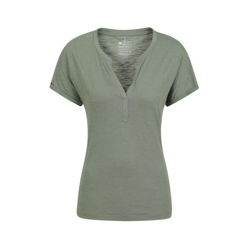 Front - Mountain Warehouse Womens/Ladies Skye Slub Quick Dry T-Shirt