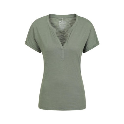 Front - Mountain Warehouse Womens/Ladies Skye Slub Quick Dry T-Shirt