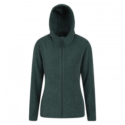 Front - Mountain Warehouse Womens/Ladies Hebridean Melange Fleece Full Zip Hoodie