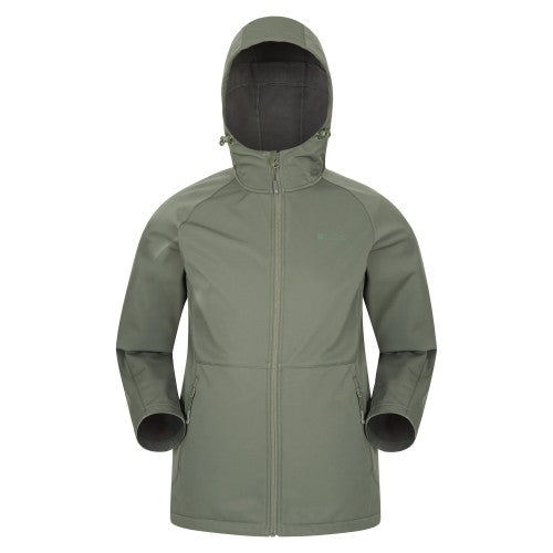Front - Mountain Warehouse Mens Helsinki Recycled Polyester Soft Shell Jacket
