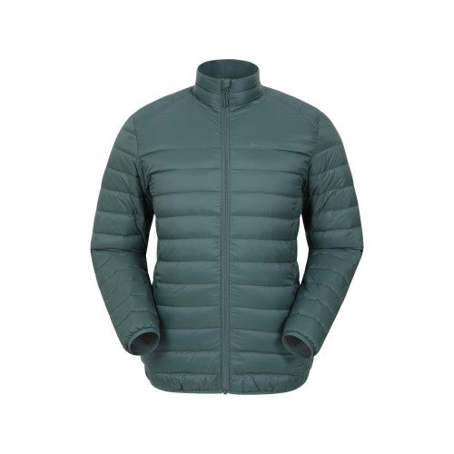 Front - Mountain Warehouse Mens Featherweight Down Jacket