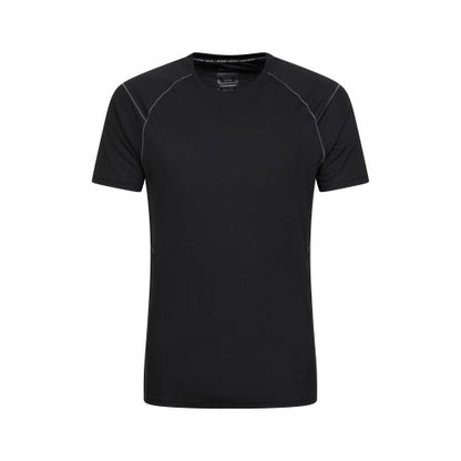 Front - Mountain Warehouse Mens Approach Lightweight Hiking T-Shirt