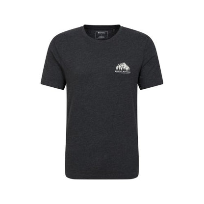 Front - Mountain Warehouse Mens Adventure Organic T-Shirt