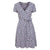 Front - Mountain Warehouse Womens/Ladies Santorini Floral Jersey Wrap Dress