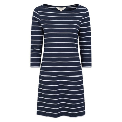 Front - Mountain Warehouse Womens/Ladies Lily Striped Organic Pocket Dress
