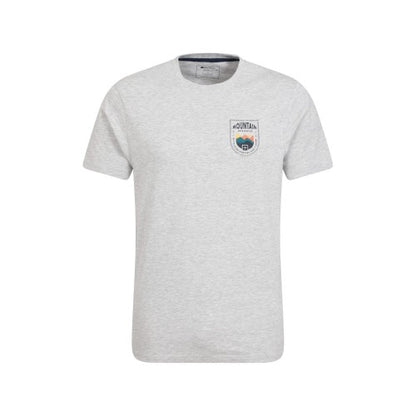 Front - Mountain Warehouse Mens Crest Organic T-Shirt