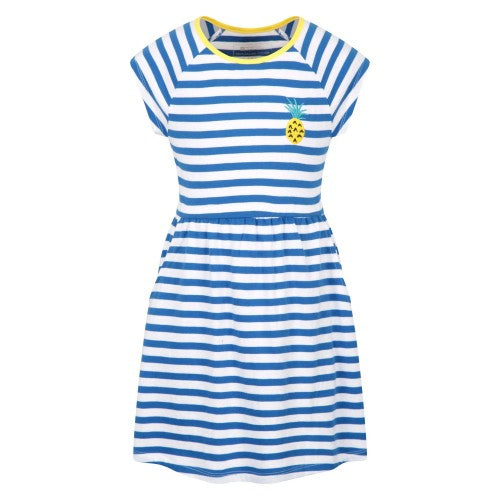 Front - Mountain Warehouse Girls Penelope Pineapple Organic Dress