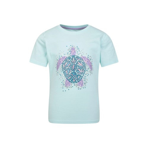 Front - Mountain Warehouse Childrens/Kids Turtle Organic T-Shirt