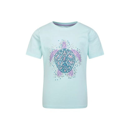 Front - Mountain Warehouse Childrens/Kids Turtle Organic T-Shirt