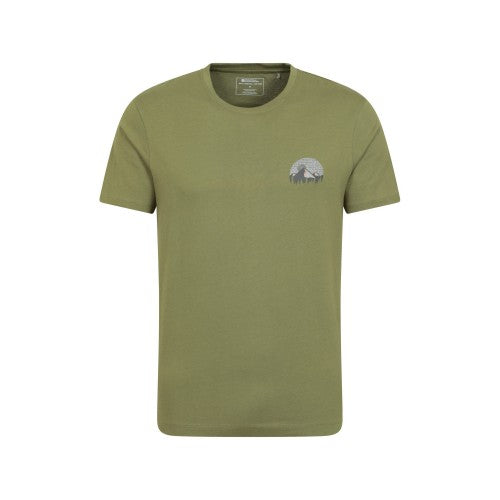 Front - Mountain Warehouse Mens Circle Organic T-Shirt
