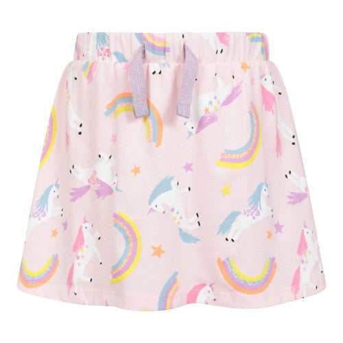 Front - Mountain Warehouse Girls Seaside Unicorn Skort