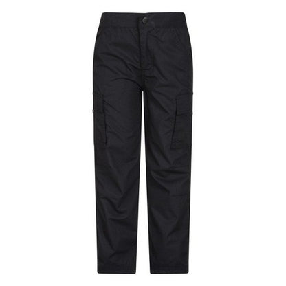 Front - Mountain Warehouse Childrens/Kids Lightweight Cargo Trousers