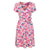 Front - Mountain Warehouse Womens/Ladies Santorini Leaf Print Jersey Wrap Dress