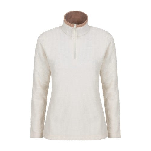 Front - Mountain Warehouse Womens/Ladies Waffle Half Zip Fleece Top