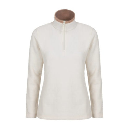 Front - Mountain Warehouse Womens/Ladies Waffle Half Zip Fleece Top