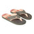 Front - Animal Womens/Ladies Swish Contrast Detail Recycled Flip Flops