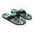 Front - Animal Womens/Ladies Swish Patterned Recycled Flip Flops