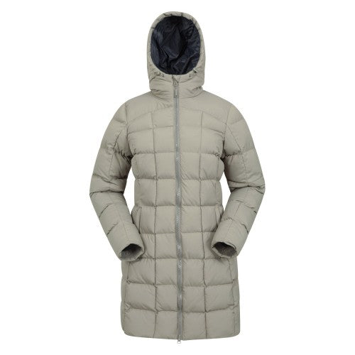 Front - Mountain Warehouse Womens/Ladies Flurry Longline Padded Jacket