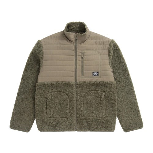 Front - Animal Mens Hennie Borg Recycled Fleece Jacket