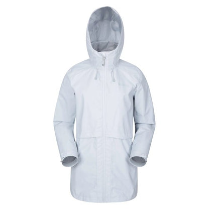 Front - Mountain Warehouse Womens/Ladies Rain Drops Long Length Waterproof Jacket